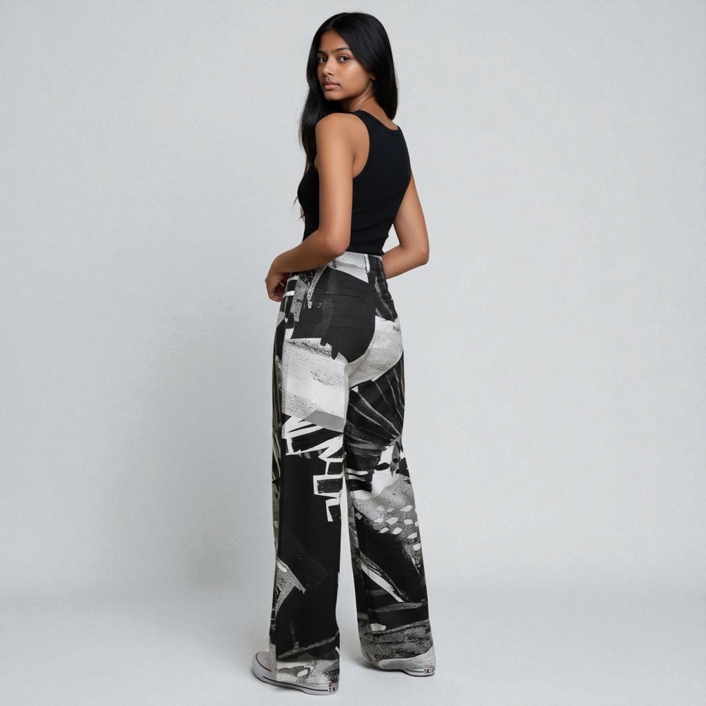 Pantalón Marie Hojas